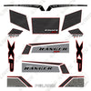 Image of Fits Polaris Ranger 900 XP EPS LE Decal Kit - 2014 (Red)