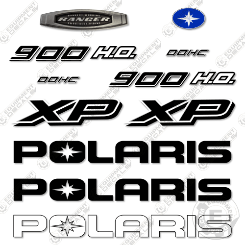 Fits Polaris Ranger 900HO XP Decal Kit UTV - CUSTOM With Die-Cut Side ...