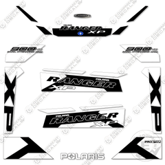 Fits Polaris Ranger 900 XP HO Decal Kit - WHITE