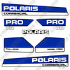 Image of Fits Polaris Ranger Pro XD Full Size Diesel Blue White Decal Kit Utility Vehicle