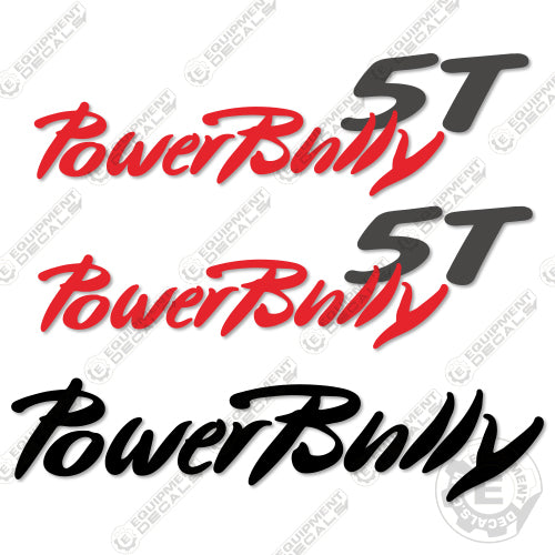 Powerbully 5T Decal Kit Track Carrier- Aftermarket Kit