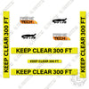 Image of Primetech PT-175 Decal Kit Mulcher - Aftermarket Kit