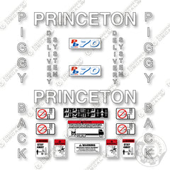 Princeton PB70 Decal Kit Forklift - Aftermarket Kit