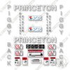 Image of Princeton PB70 Decal Kit Forklift - Aftermarket Kit