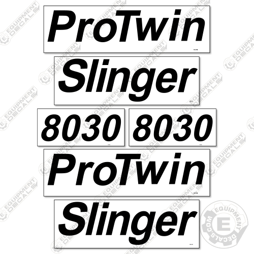 Sticker Manuring Fits Protwin Splinger 8030 Decal Kit Manure Spreader – Equipment Decals