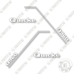 Quicke Q960 Decal Kit Front End Loader - Aftermarket Kit