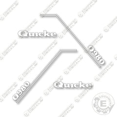 Quicke Q980 Decal Kit Front End Loader - Aftermarket Kit