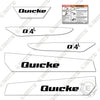 Image of Quicke Q4L Decal Kit Front End Loader - Aftermarket Kit