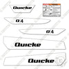 Image of Quicke Q4 Decal Kit Front End Loader - Aftermarket Kit