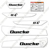 Image of Quicke Q4S Decal Kit Front End Loader - Aftermarket Kit
