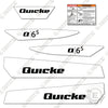 Image of Quicke Q6S Decal Kit Front End Loader - Aftermarket Kit