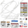 Image of Quincy QT10 Decal Kit Air Compressor -Aftermarket Kit