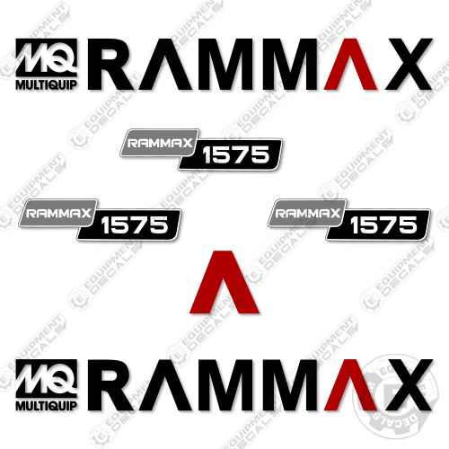 Fits Rammax 1575 Decal Kit Roller