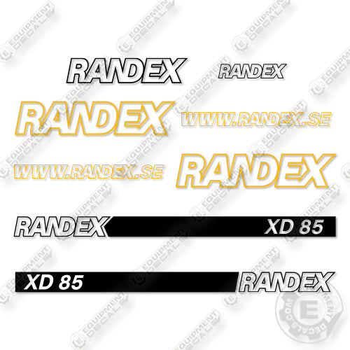 Fits Randex XD85 Decal Kit Trailer