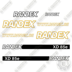 Fits Randex XD85e Decal Kit Trailer