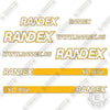 Image of Fits Randex XD85e Decal Kit Trailer - YELLOW!