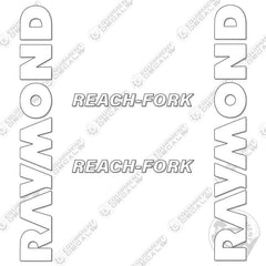Fits Raymond 20R30TT Decal Kit Forklift