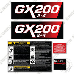 Red-D-Arc GX200 Decal Kit Welder - Aftermarket Kit