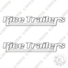 Image of Rice Trailers Logo Decal Kit Trailer - 14 Inches- Aftermarket Kit