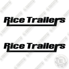 Rice Trailers Logo Decal Kit Trailer - 36 Inches- Aftermarket Kit