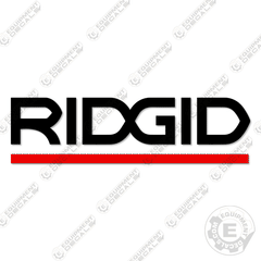 Fits Ridgid Logo Decal Kit Toolbox 11.5" Wide