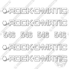 Fits Rock-O-Matic 546 Decal Kit - Rock Picker