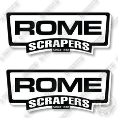 Rome Scrapers Logo Decal Kit Scraper -14 Inches- Aftermarket Kit