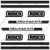 Image of Fits Rosco TRU-PAC 915 Decal Kit Roller - Old Style
