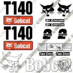 Fits Bobcat T140 Skid Steer Decal Kit