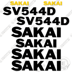 Fits Sakai SV544D Decal Kit Roller