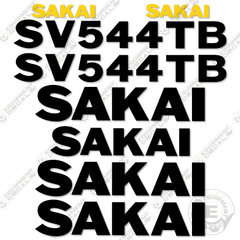 Fits Sakai SV544TB Decal Kit Roller