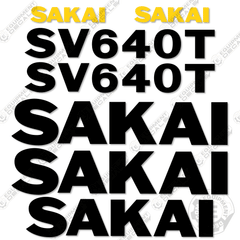 Fits Sakai SV640T Decal Kit Roller