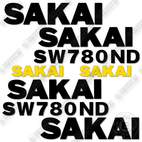 Fits Sakai SW780ND Decal Kit Roller