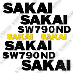 Fits Sakai SW790ND Decal Kit Roller
