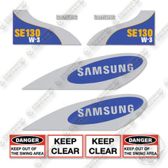 Fits Samsung SE130-W3 Decal Kit Excavator
