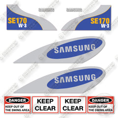 Fits Samsung SE170-W3 Decal Kit Excavator