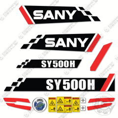Fits Sany SY500H Decal Kit Excavator