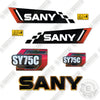 Image of Sany SY75C New Style Decal Kit Excavator - Aftermarket Kit