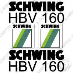 Fits Schwing HBV 160 Decal Kit Trailer Pump