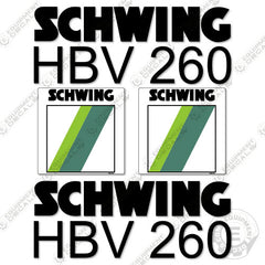 Fits Schwing HBV 260 Decal Kit Trailer Pump