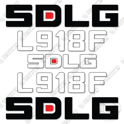 Fits SDLG L918F Wheel Loader Decal Kit