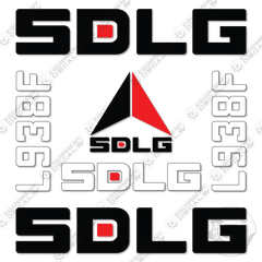 Fits SDLG L938F Wheel Loader Decal Kit