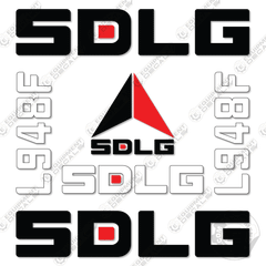 Fits SDLG L948F Wheel Loader Decal Kit