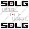 Image of Fits SDLG LG958L Wheel Loader Decal Kit
