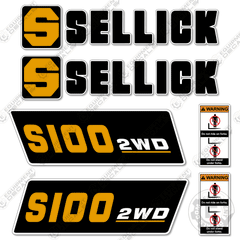 Fits Sellick S100 2WD Decal Kit Forklift