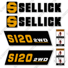 Fits Sellick S120 2WD Decal Kit Forklift