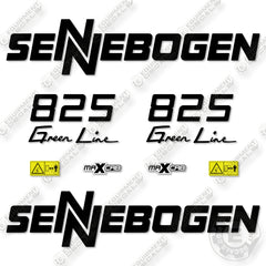 Fits Sennebogen 825 Green Line Decal Kit Material Handler