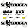 Image of Fits Sennebogen 825 Green Line Decal Kit Material Handler
