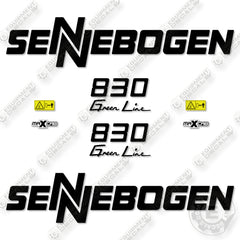 Fits Sennebogen 830 Green Line Decal Kit Material Handler