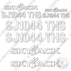 Fits SkyJack SJ1044THS Decal Kit Telehandler (White Cut ONLY)